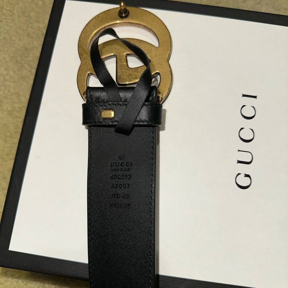 Gucci Black Belt